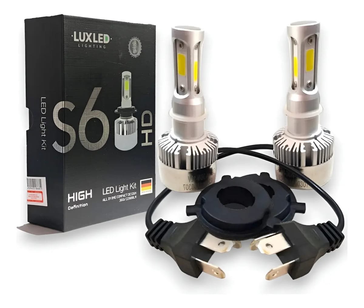S6 Kit Led Cree H4 Alta Baja Chevrolet Aveo Prisma H7 Agile