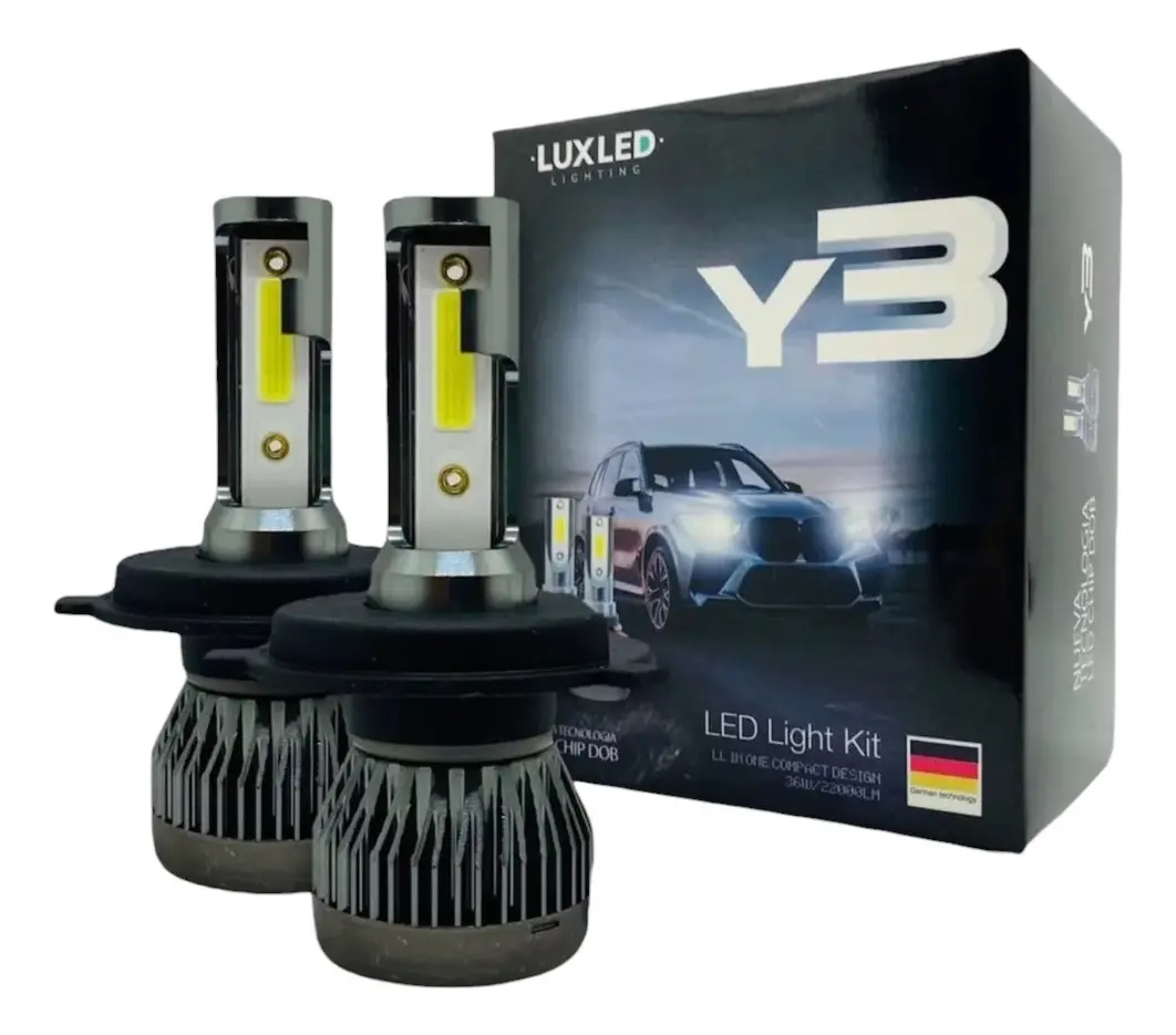 Lamparas Led Cree H4 Alta Y Baja Renault Kwid H4 Blanco Frío