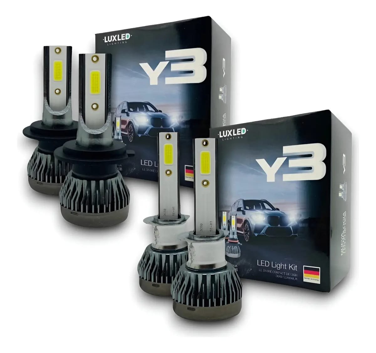 Kit X4 Lamparas Cree Led Chevrolet Agile H7 Bajas H1 Altas H7 + H1 Blanco Frío