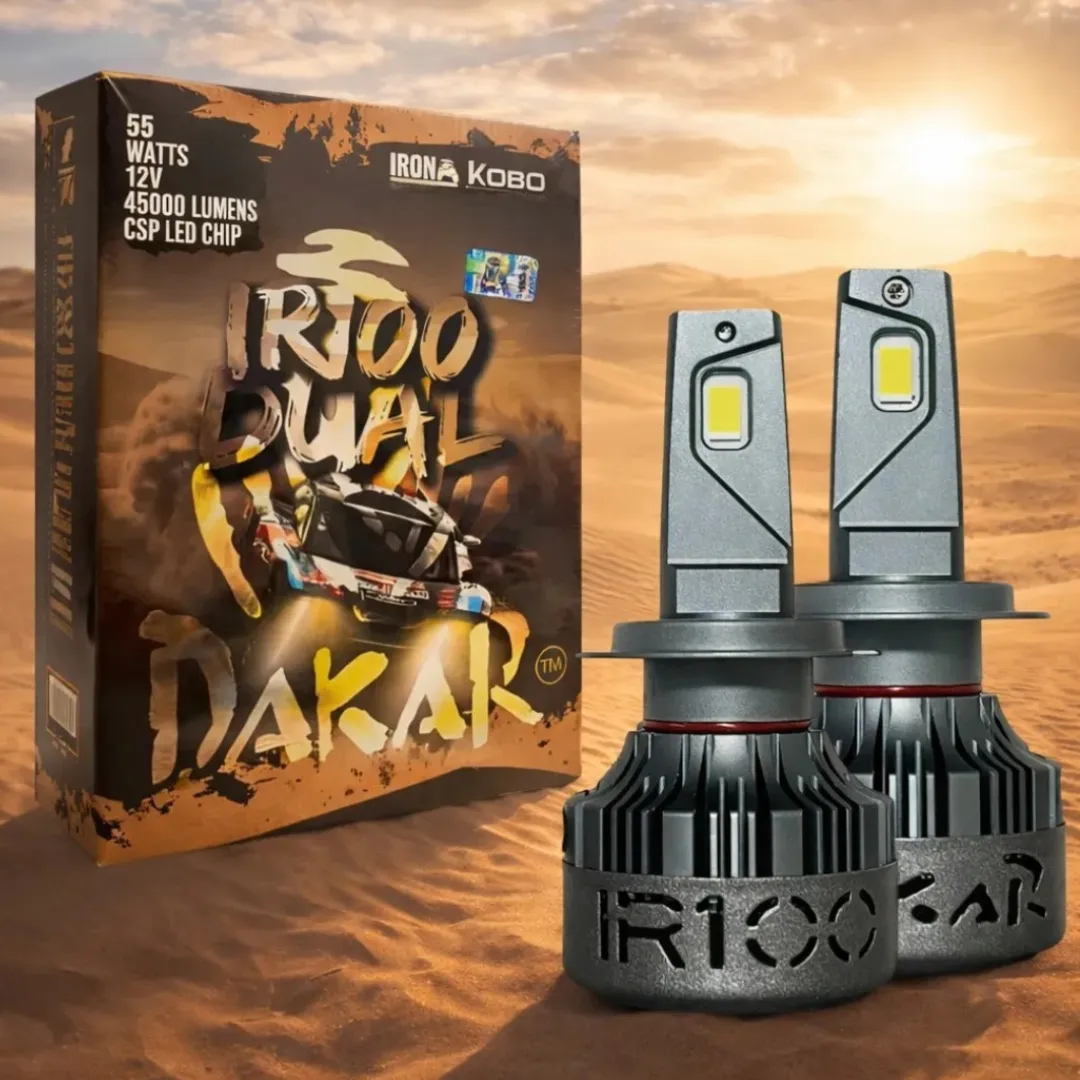 Kit Cree Led New Ir100 Dual Color 55w Luz Fria Calida Ambar H7 Blanco Frío / Amarillo / Blanco Calido