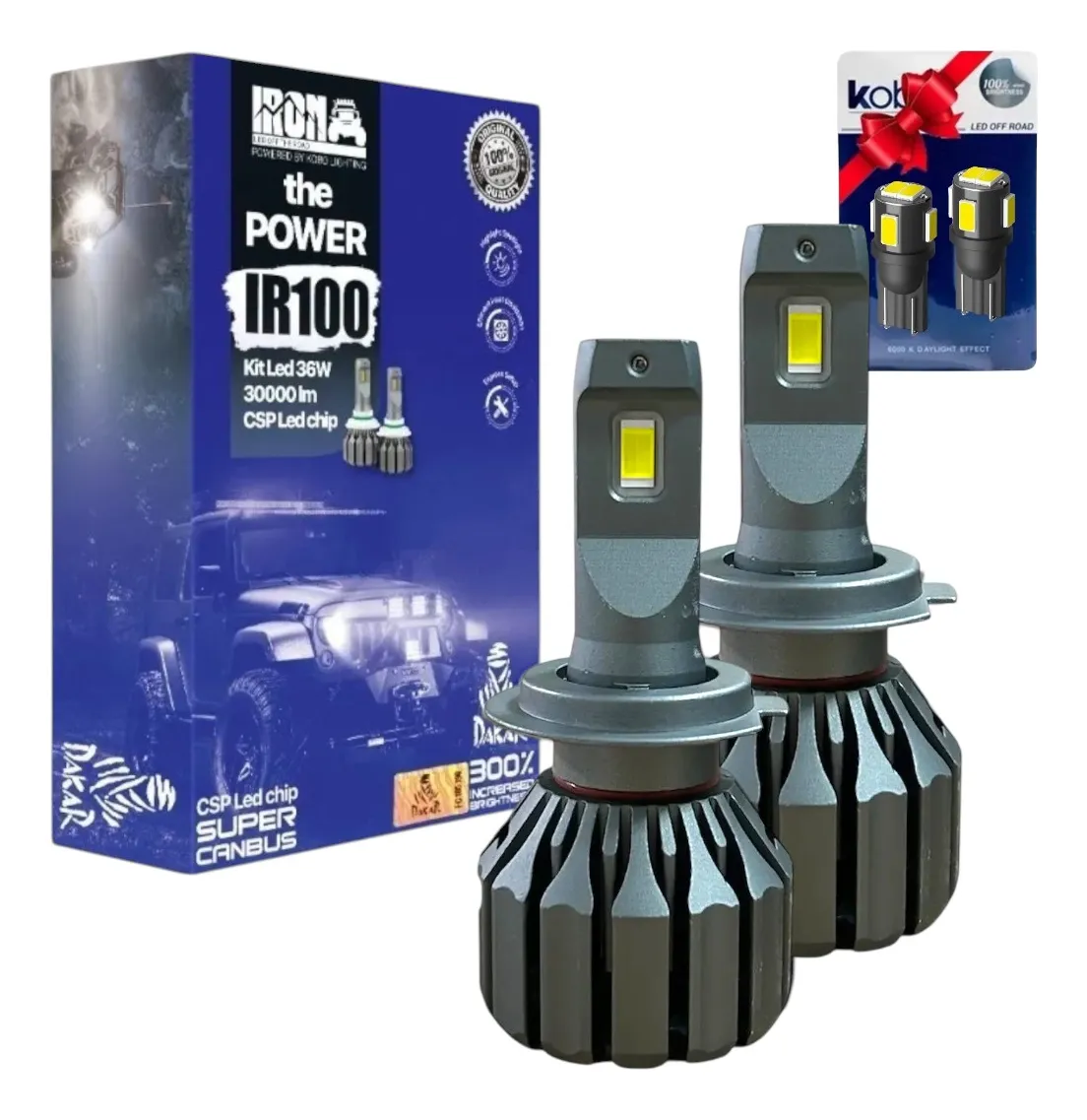 Lámpara Led Kobo Ir100 12v 6500k 36w Chip Original