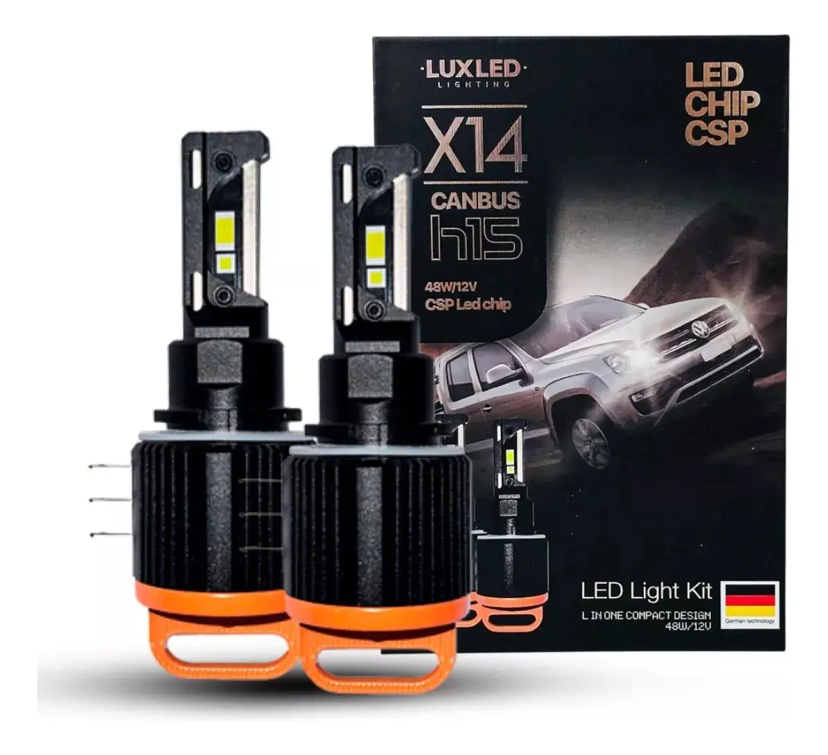 Cree Led H15 Canbus Chip Csp Amarok Ranger Vito Cruze Golf H15 Blanco Frío
