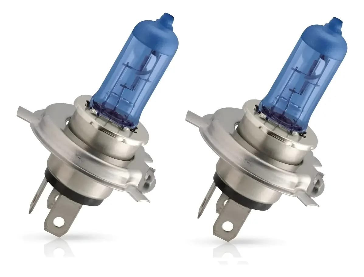Lamparas Kobo Blue Vision H4 12/24v 75/70w Halogena Camion