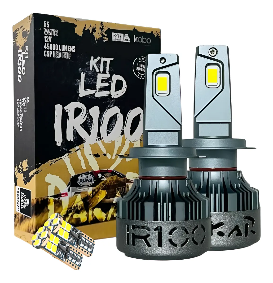 Led Cree Iron New-irx Dakar Ir100 Csp Canbus 55w + T10 Kobo