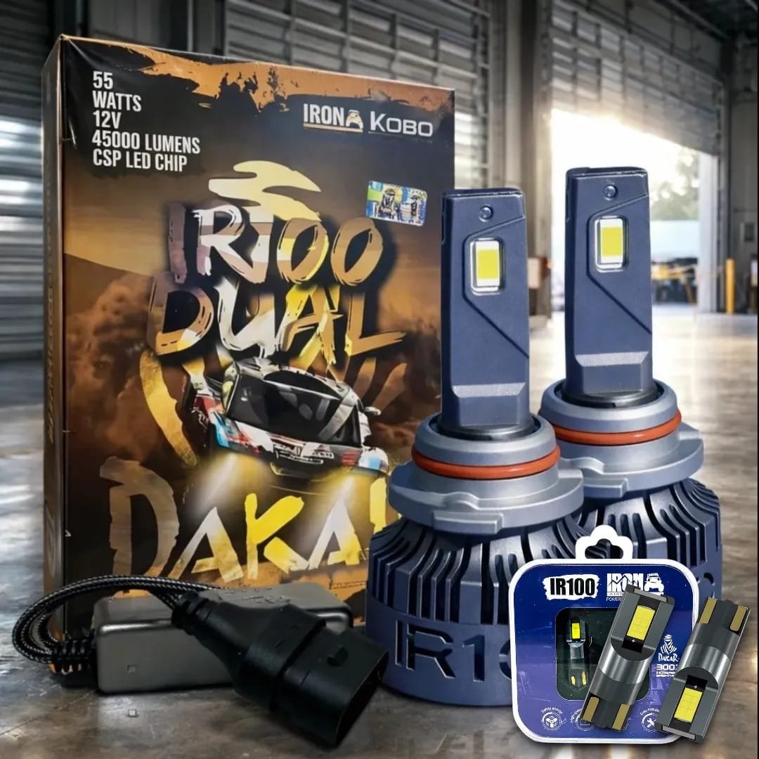 Kit Led Cree New Ir100 X3 Blanco Calida Ambar 55w + T10 Iron 9006 / Hb4 Blanco Blanco Frio / Ambar / Blanco Calido